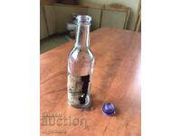 BOTTLE GLASS BOTTLE OF CAPITAL VODKA - USSR - QUITE OLD - 100ML.