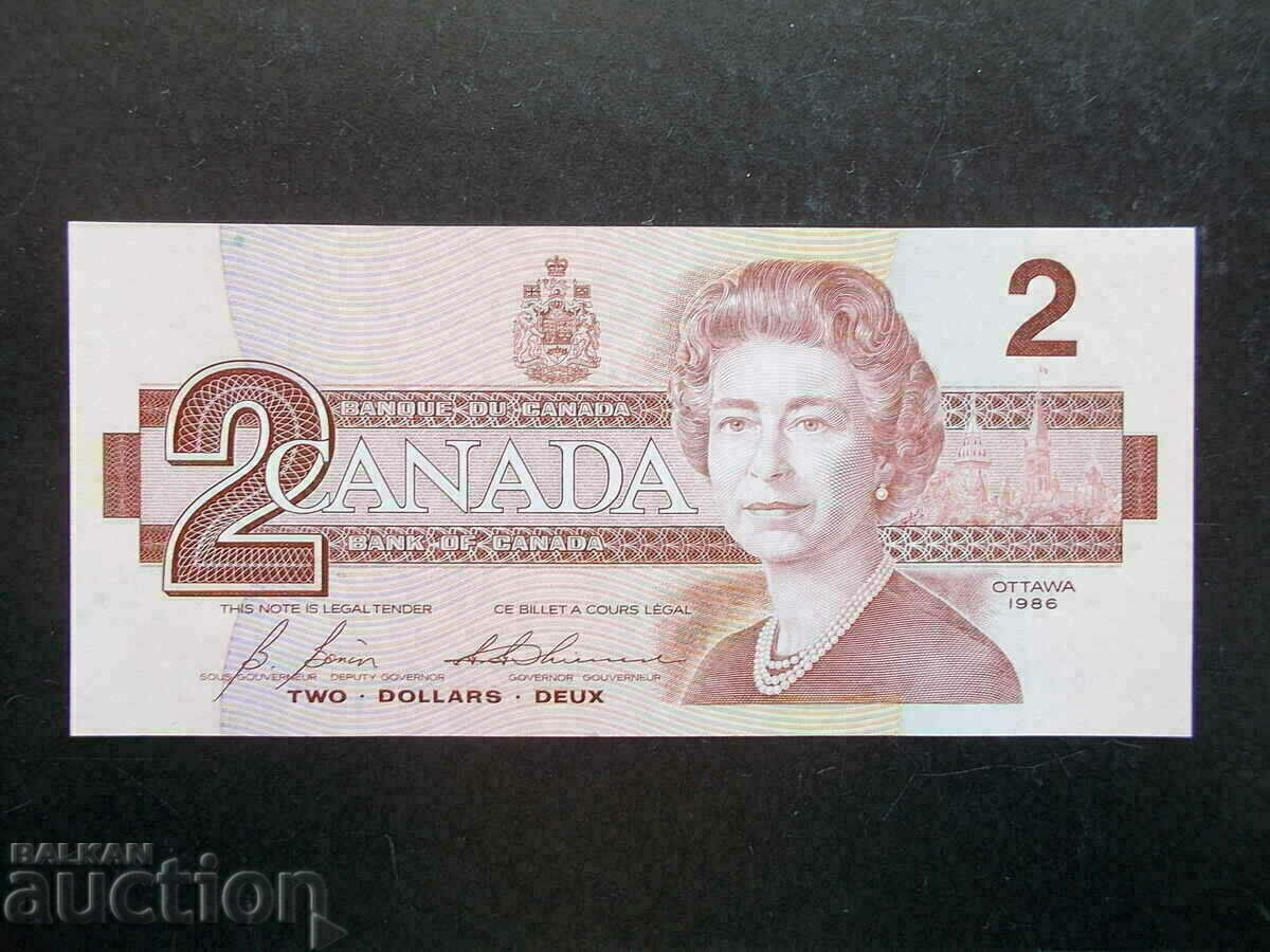 BLACK WEEK, CANADA, 2 $, 1986, UNC