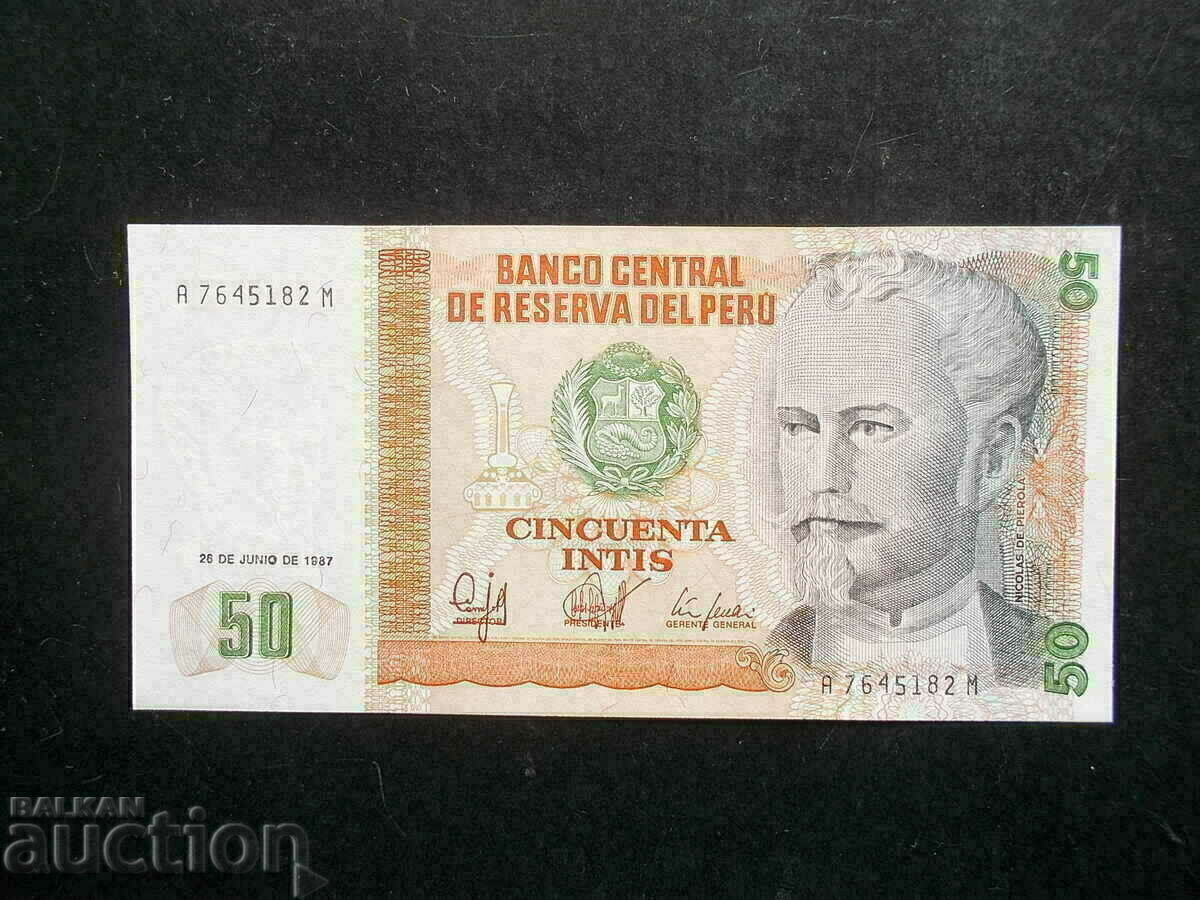 PERU, 50 ints, 1987, UNC