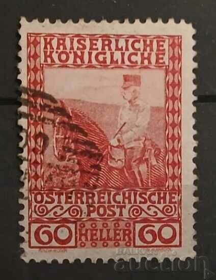 Austria 1908 Personalities/Horses Stamp