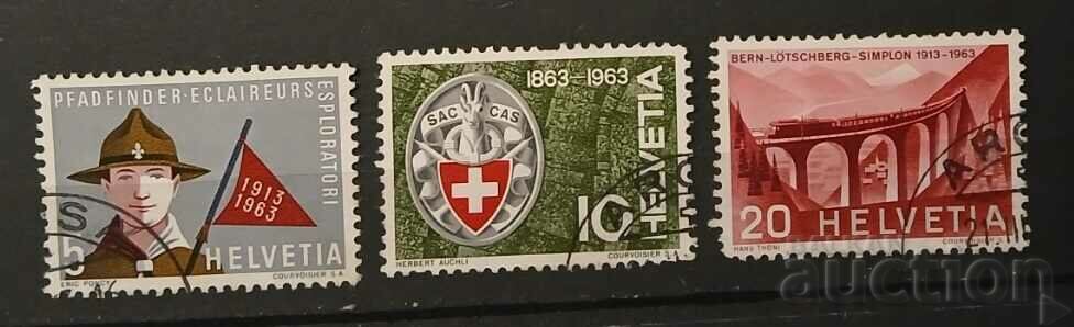 Switzerland 1963 Scouts/Buildings Claimo