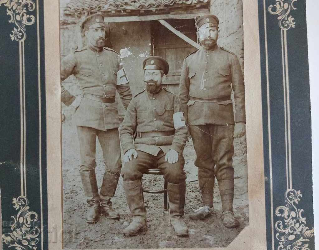 .WW1 RED CROSS PHOTOGRAPH CARDBOARD