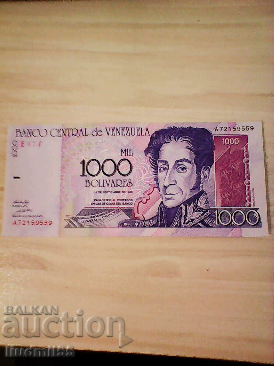 VENEZUELA - 1000 BOLIVARA 1998