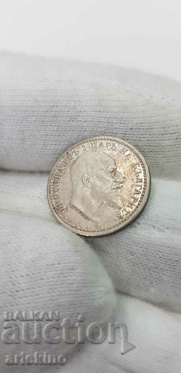 Silver royal coin 50 cents 1910