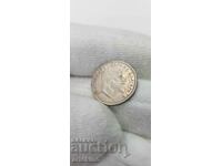 Silver royal coin 50 cents 1910