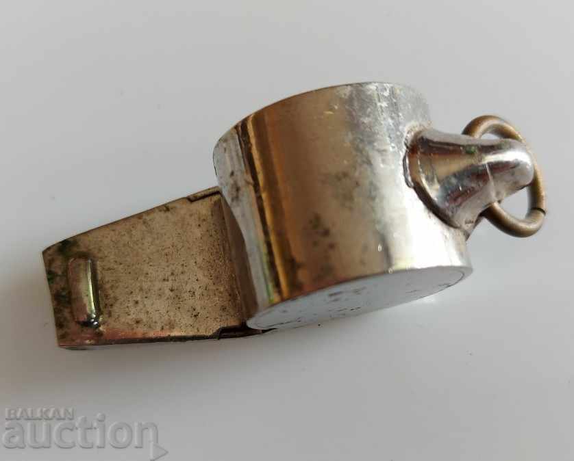 Delivery of .OLD PROFESSIONAL PIONEER METAL WHISTLE