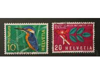 Switzerland 1966 Birds Stamp