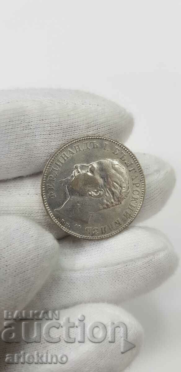 Moneda princiara de argint 2 BGN 1894 - 6