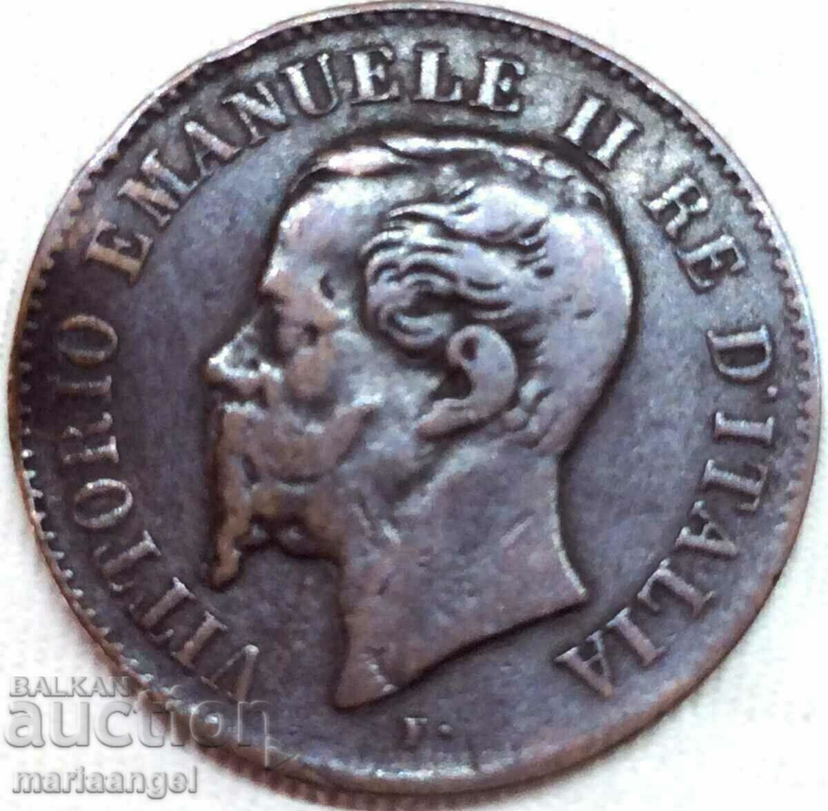 2 centesimi 1867 M Ιταλία Milan Victor Emmanuel II