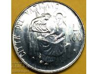 100 lira 1981 Vatican "4 fishes" 27mm