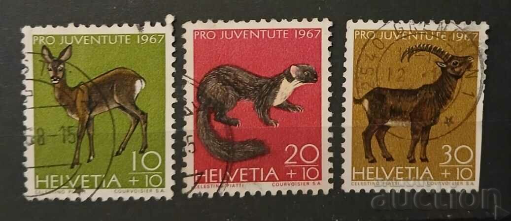 Elveția 1967 Fauna Claimo