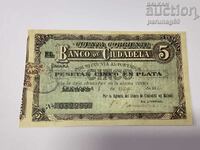 Spain 5 pesetas 1881 - XEROX COPY