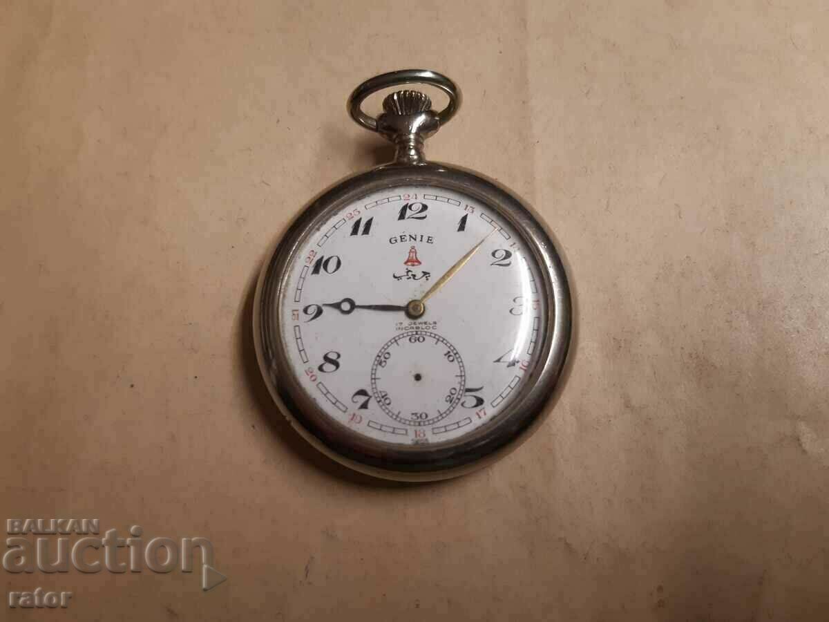 Vintage Swiss GENIE pocket watch