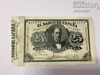 Spain 25 pesetas 1884 - XEROX COPY