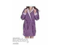 Purple women's bathrobe XXL