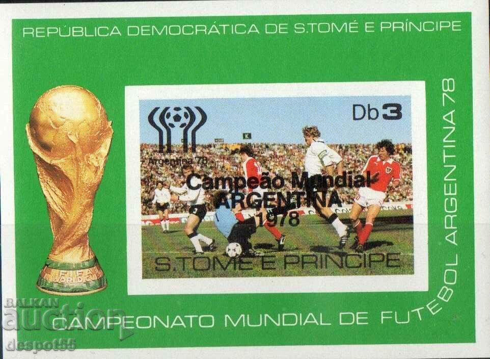 1979 Sao Tome and Principe. World Cup in football - Argentina