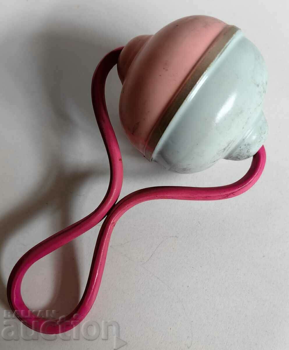 .100 YEAR CELLULOID BABY RATTLE .100 YEAR CELLULOID BABY RATTLE