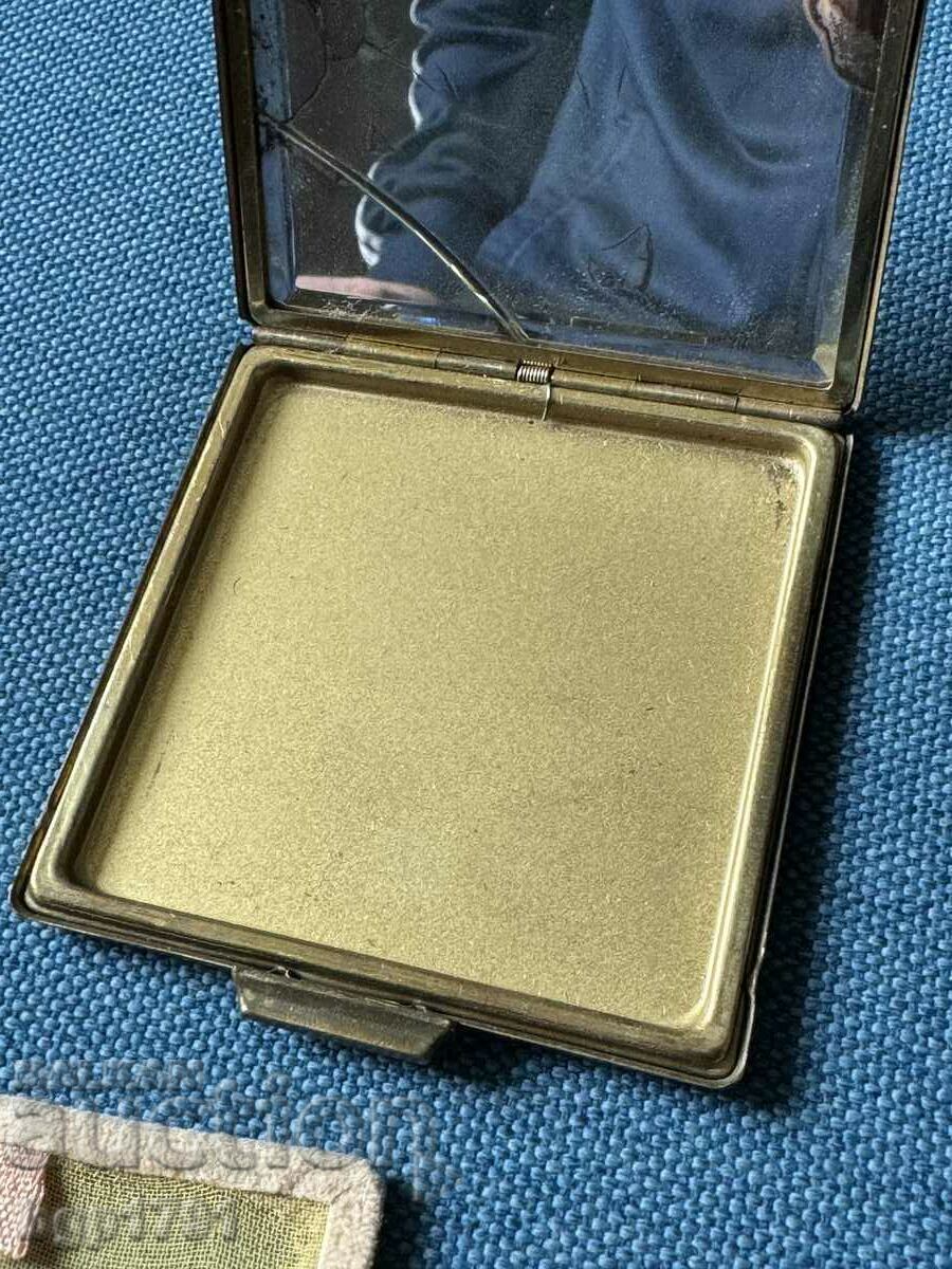 Delivery of Old brass mirror