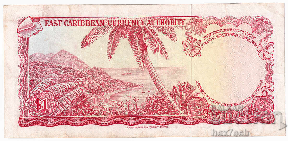 Auction  ❤️ ⭐ Eastern Caribbean 1965 $1 ⭐ ❤️