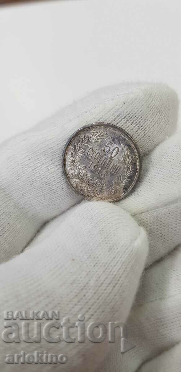 Auction Silver royal coin 50 cents 1913 Auction Silver royal coin 50 cents 1913