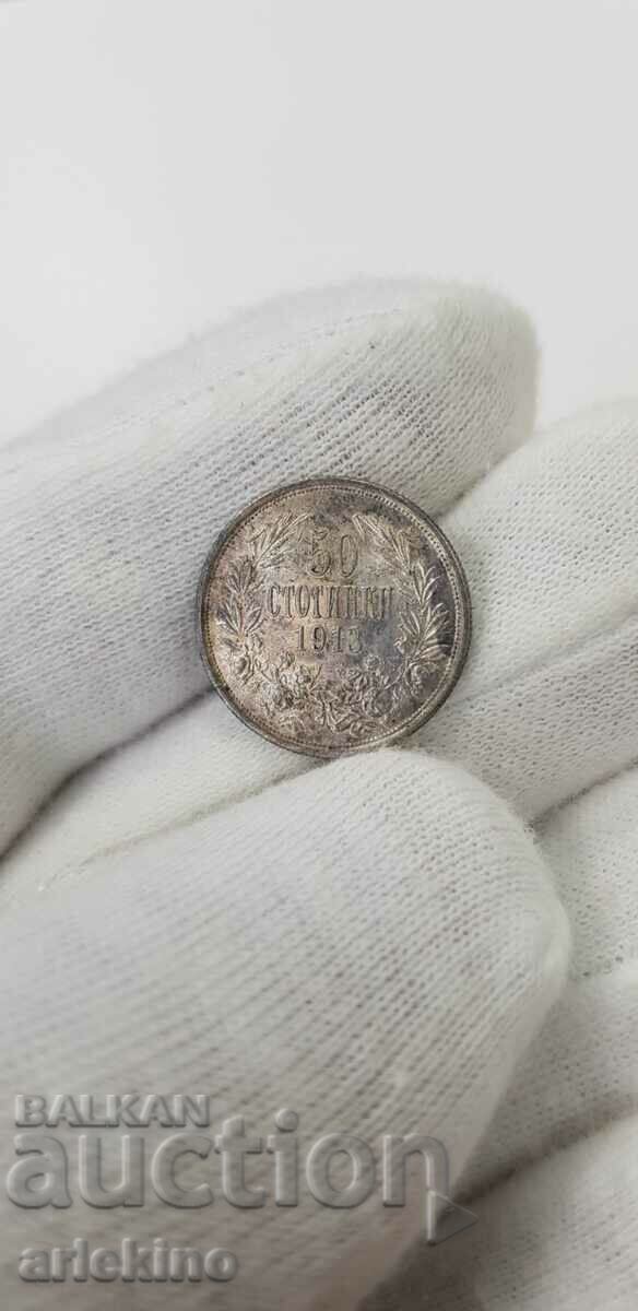 Delivery of Silver royal coin 50 cents 1913 Delivery of Silver royal coin 50 cents 1913