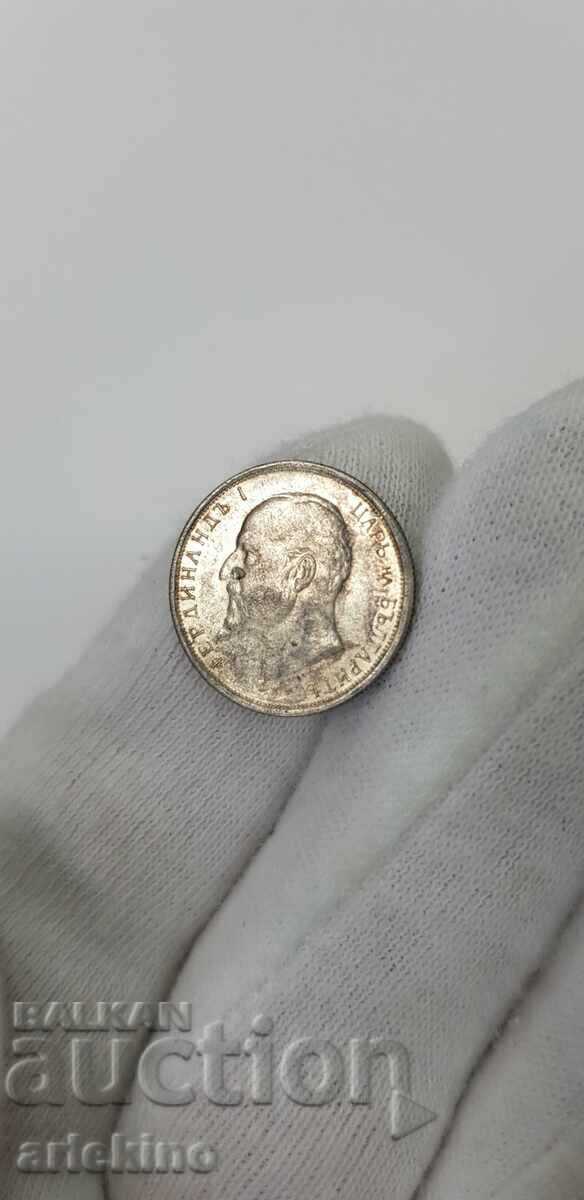 Silver royal coin 50 cents 1913 - 6 Silver royal coin 50 cents 1913 - 6