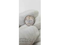 Silver royal coin 50 cents 1913