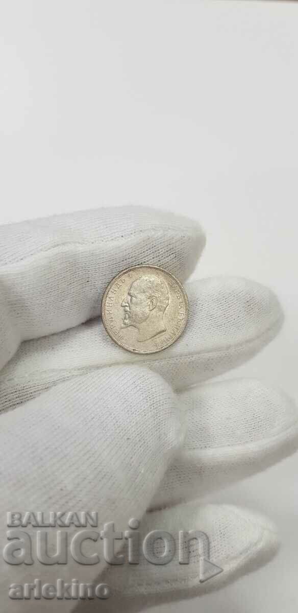 Silver royal coin 50 cents 1913 - 6