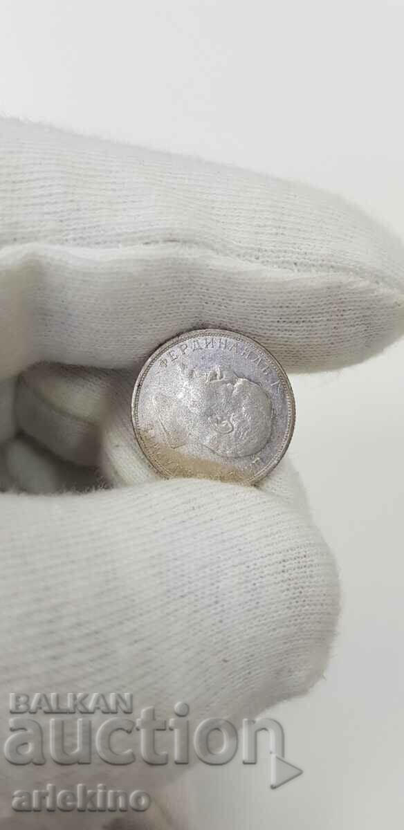 Silver royal coin 50 cents 1913 - 7