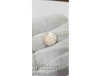 Silver royal coin 50 cents 1913