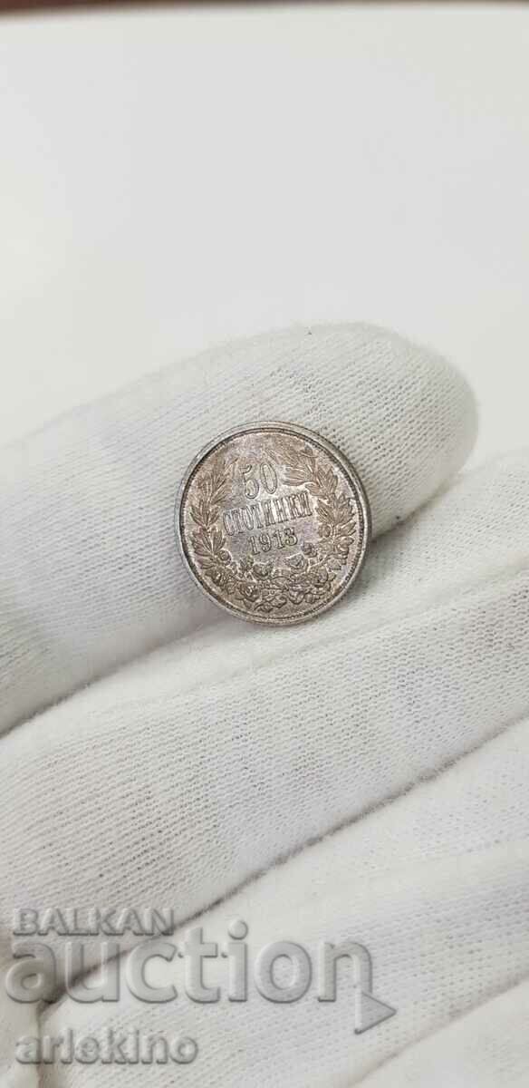 Livrarea Moneda regală de argint 50 de cenți 1913 Livrarea Moneda regală de argint 50 de cenți 1913