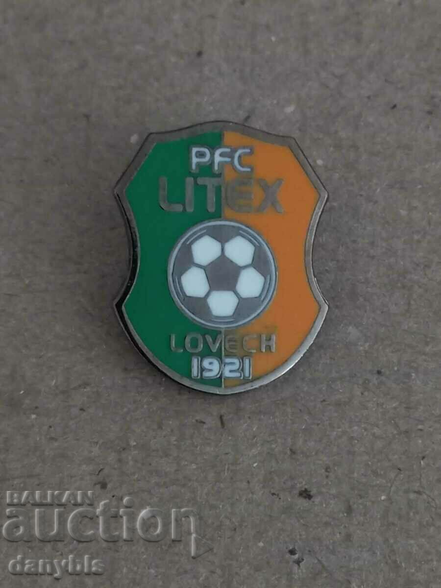 Football badge - Litex Lovech - enamel