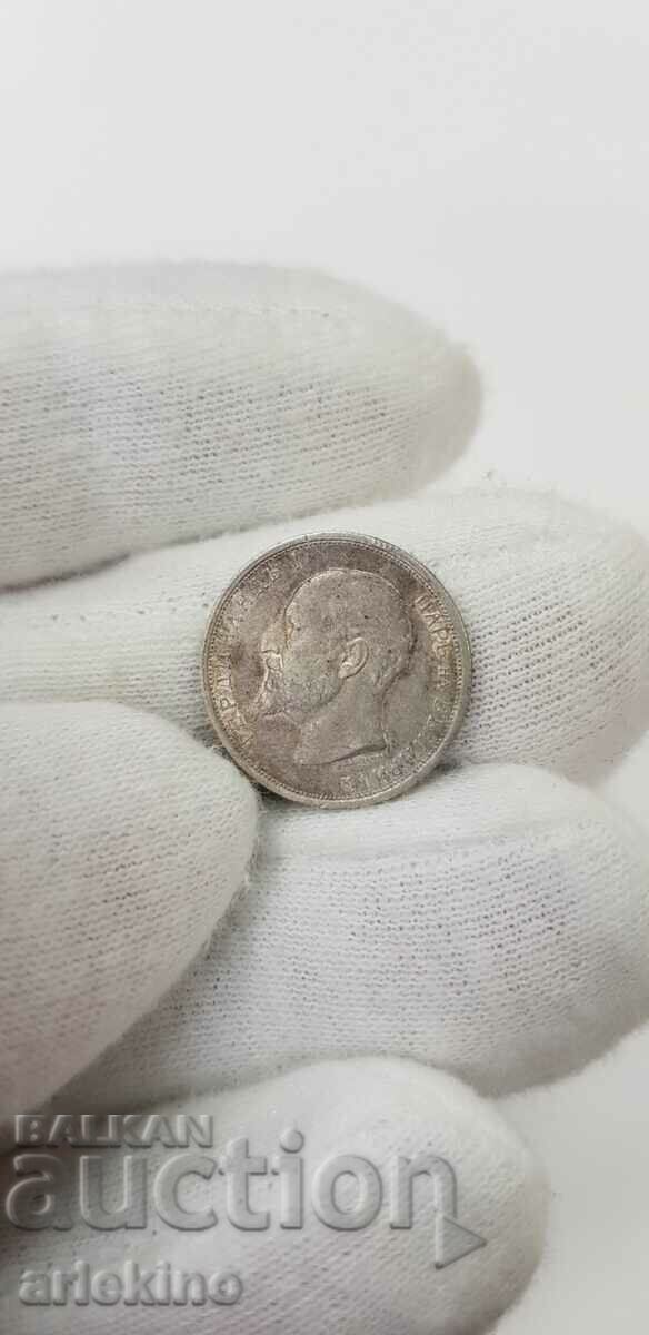 Silver royal coin 50 cents 1912 - 5 Silver royal coin 50 cents 1912 - 5