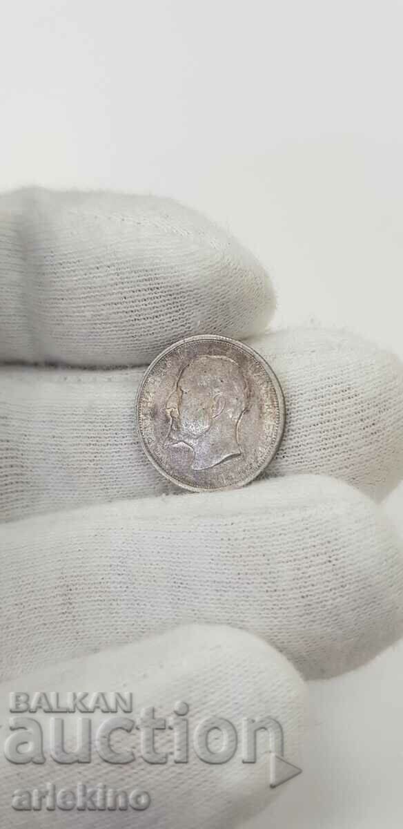 Silver royal coin 50 cents 1912 - 6 Silver royal coin 50 cents 1912 - 6