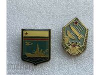 Lot of military badges Air Force and Navy BULGARIA