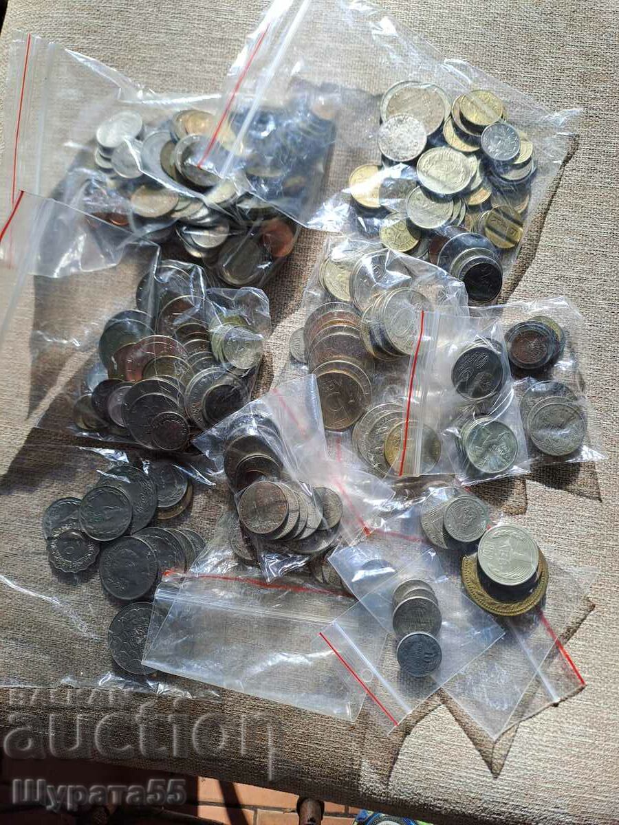 Old coins 1kg. 400 gr.