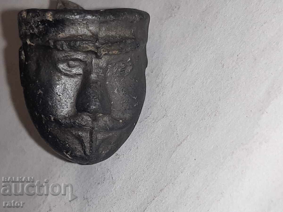 Πολύ παλιός σπάνιος κύριος κεραμικός πήλινος σωλήνας