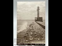 1930 Photo Card Burgas Lighthouse Sea Lighthouse View of the Sea