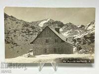 1930 Card Photo View Rila Hut Musala Paskov