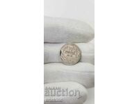 Silver royal coin 50 cents 1912