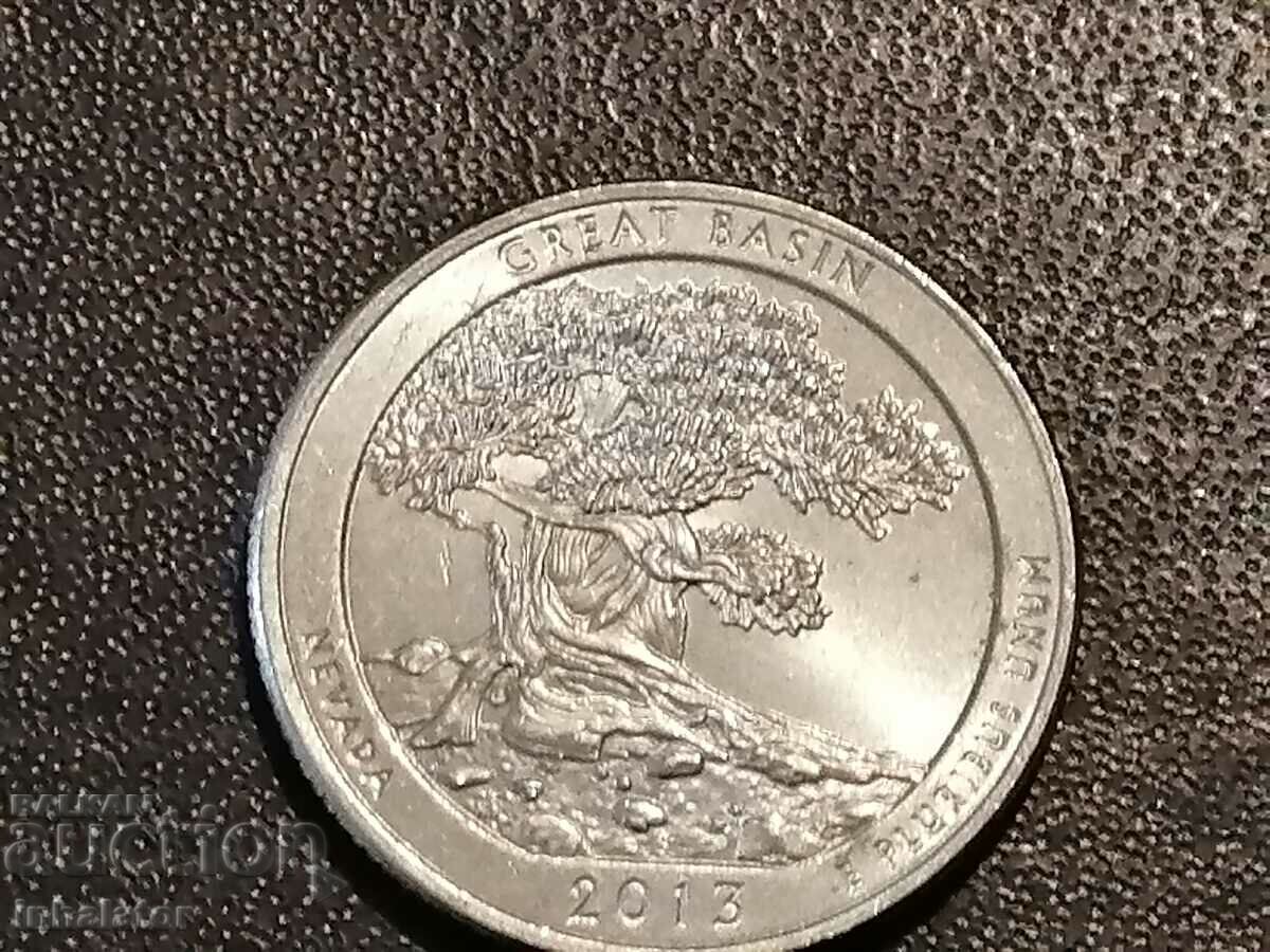 2013 P 25 cent Nevada Great Basin