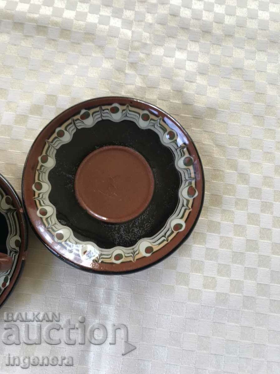 Delivery of CERAMIC TROJAN CUP COFFEE PLATE SET-3 NOS. NEW Delivery of CERAMIC TROJAN CUP COFFEE PLATE SET-3 NOS. NEW