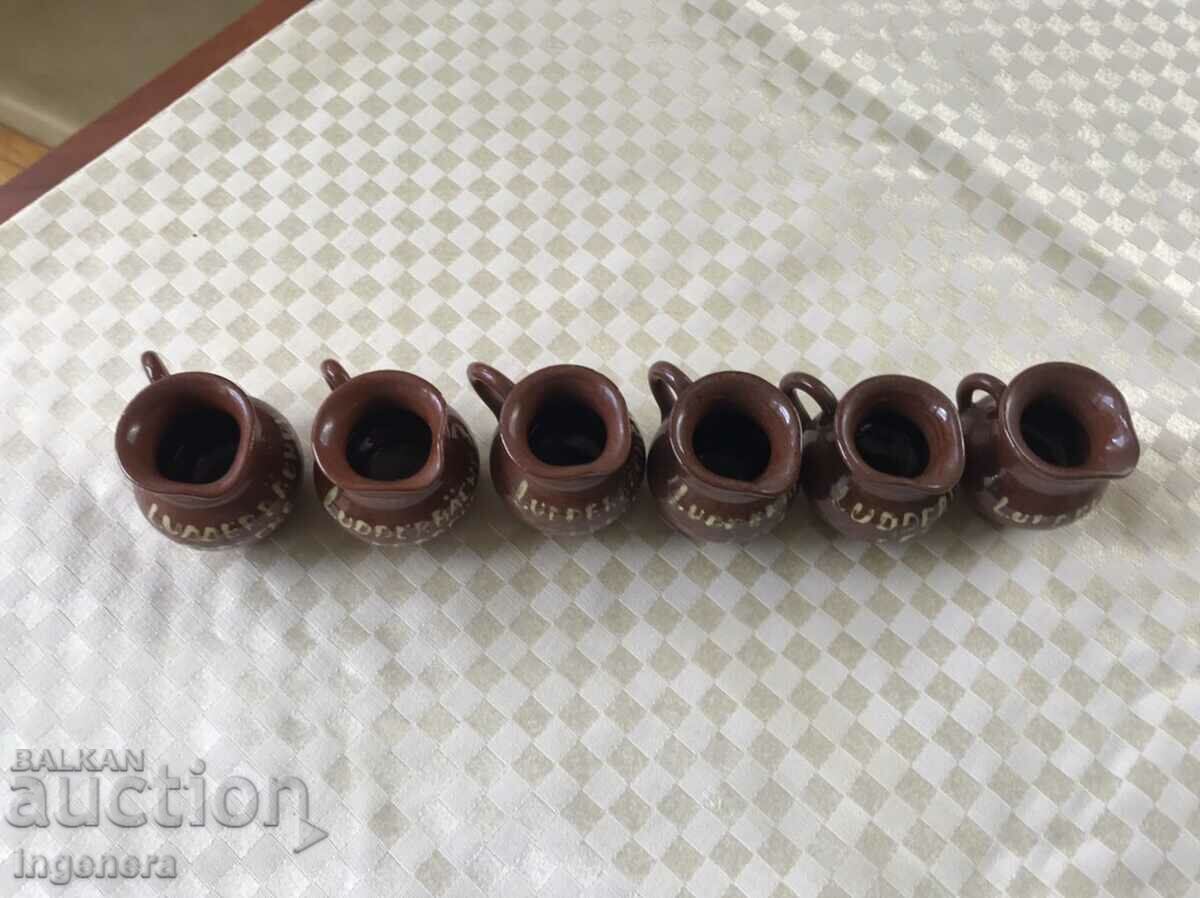 CERAMIC TROJAN CUPS NEW 6 PCS. SERVICE KIT with price 14.00 BGN | € 7.16 CERAMIC TROJAN CUPS NEW 6 PCS. SERVICE KIT with price 14.00 BGN | € 7.16