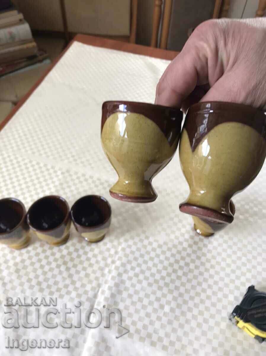 CERAMIC TROJAN CUP NEW-6 PCS. - 6 CERAMIC TROJAN CUP NEW-6 PCS. - 6