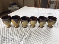 CERAMIC TROJAN CUP NEW-6 PCS.