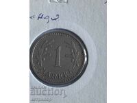 1 marca Finlanda 1931 nichel