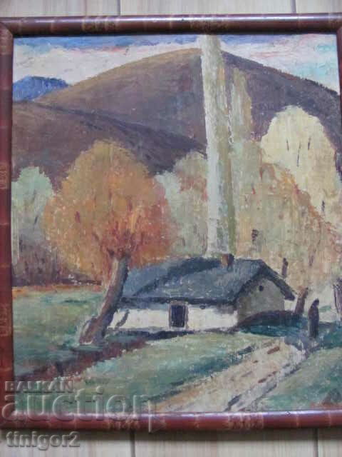 Painting by the famous Boris Kolev, oil, cardboard, signed with price 1250.00 BGN | € 639.11 Painting by the famous Boris Kolev, oil, cardboard, signed with price 1250.00 BGN | € 639.11