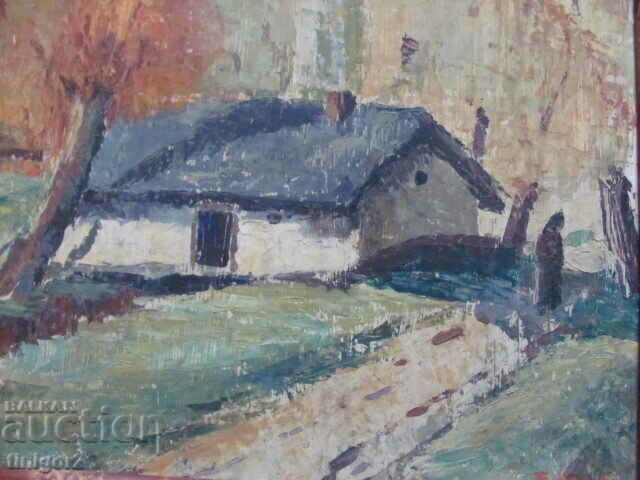 Painting by the famous Boris Kolev, oil, cardboard, signed - 5 Painting by the famous Boris Kolev, oil, cardboard, signed - 5