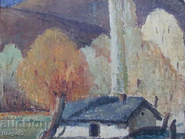 Painting by the famous Boris Kolev, oil, cardboard, signed - 6 Painting by the famous Boris Kolev, oil, cardboard, signed - 6