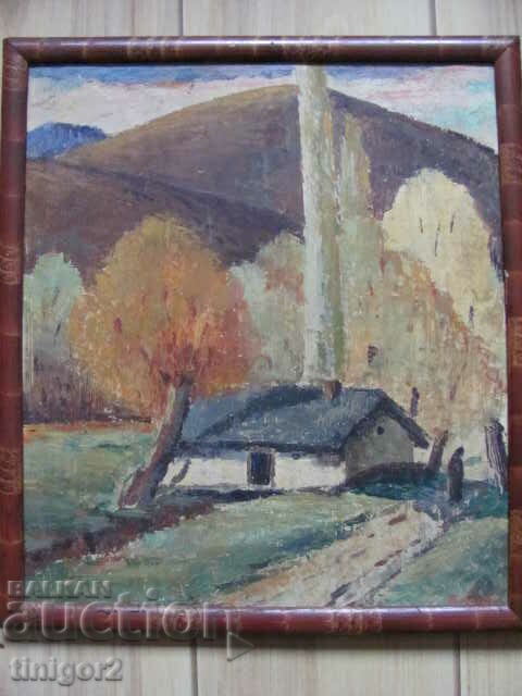 Painting by the famous Boris Kolev, oil, cardboard, signed - 7 Painting by the famous Boris Kolev, oil, cardboard, signed - 7